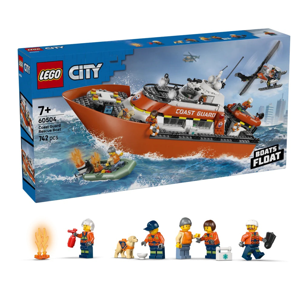 Lego - Coast Guard Rescue Boat And Helicopter - (60504)