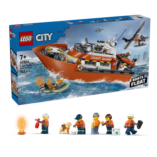 Lego - Coast Guard Rescue Boat And Helicopter - (60504)