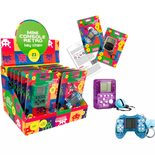 Retro Mini Gamer Keychains