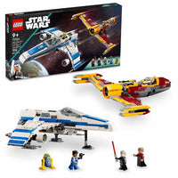 LEGO Star Wars New Republic E-Wing vs. Shin Hati’s Starfighter 75364 Building Toy Set (1,056 Pieces)