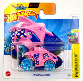 Hot Wheels Mega Bite Piranha Terror - Pink