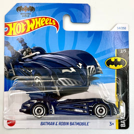 Hot Wheels Batman & Robin Batmobile Blue