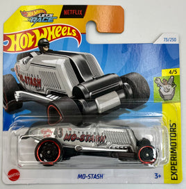 Hot Wheels Basic Fantasy - Mo-stash, moustache comb car Silver