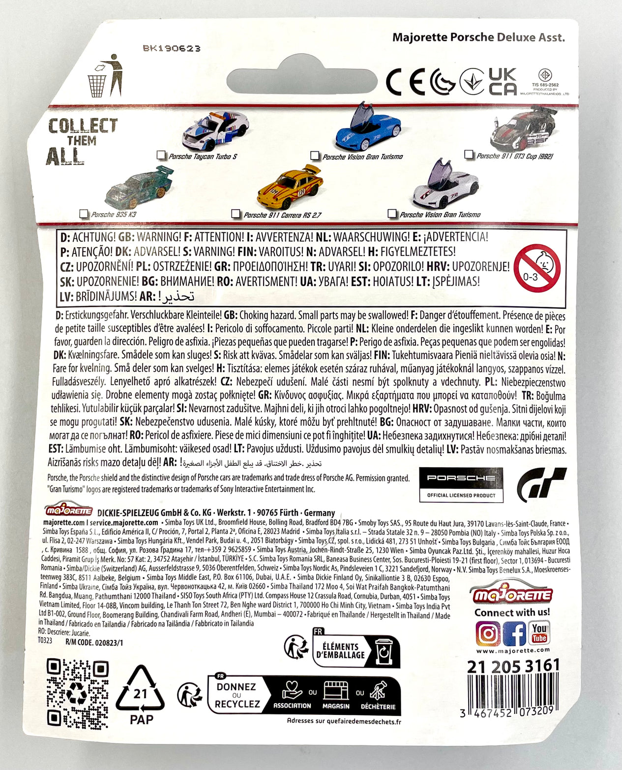 Majorette - Porsche Vision Gran Turismo white 1:64