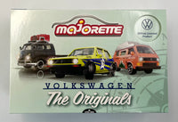 Majorette - Volkswagen T1 & surf board + Volkswagen Pink Beetle with Accessories