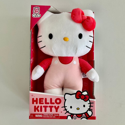 Hello Kitty - 30cm Plush (Pink Dungaree)