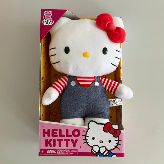 Hello Kitty - 30cm Plush (Pink Denim Dungaree)