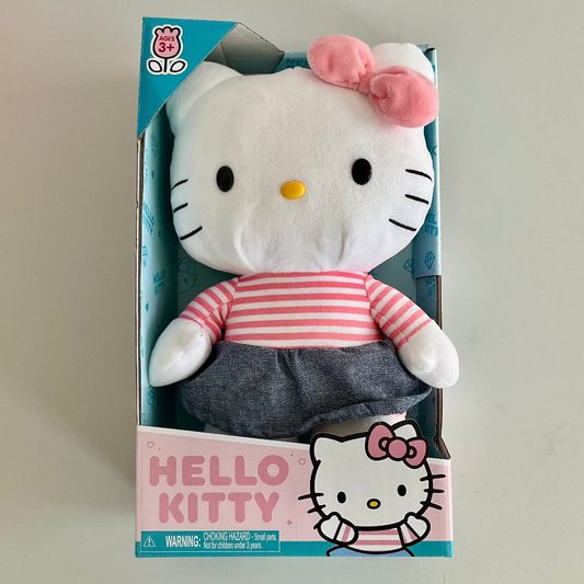 Hello Kitty - 30cm Plush (Denim Skirt)
