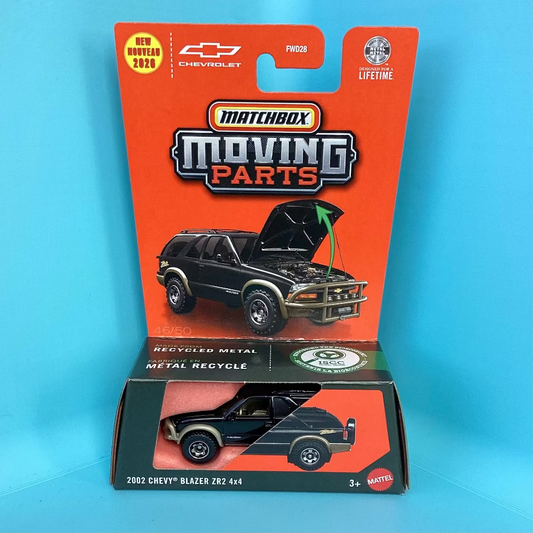 Matchbox Moving Parts - 2002 Chevy Blazer ZR2 4x4
