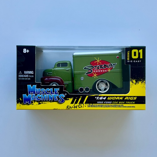 Muscle Machines - 1:64 Work Rigs 1950 Ford COE Box Truck