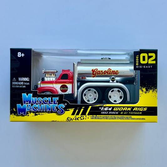 Muscle Machines - 1:64 Work Rigs 1953 Mack B - 61 Tanker