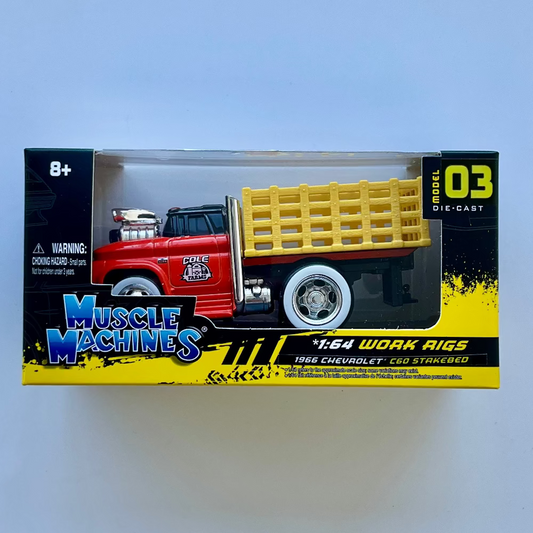Muscle Machines - 1:64 Work Rigs 1966 Chevrolet C60 Stakebed
