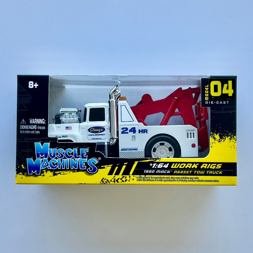 Muscle Machines - 1:64 Work Rigs 1980 Mack R6855T Tow Truck
