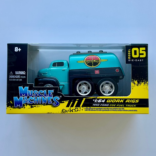 Muscle Machines - 1:64 Work Rigs 1950 Ford COE Fuel Truck