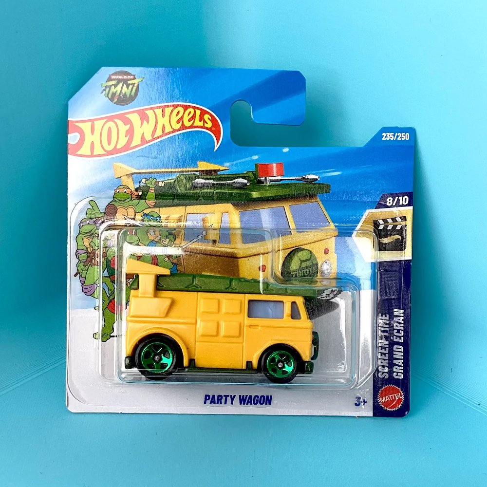 Hot Wheels - TMNT Party Wagon (Short Card)