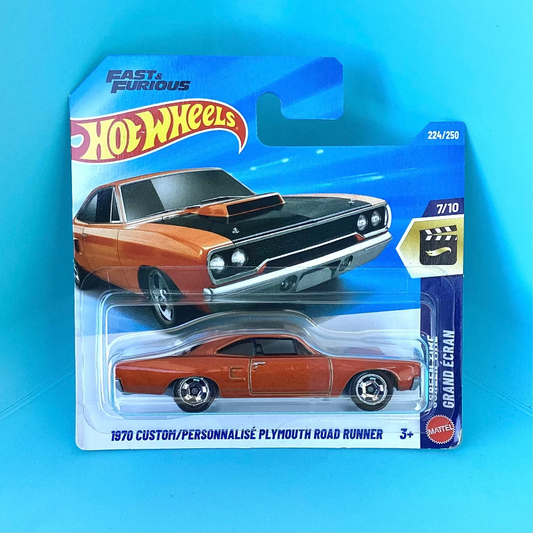 Hot Wheels - 1970 Custom Plymouth Road Runner (Short Card)
