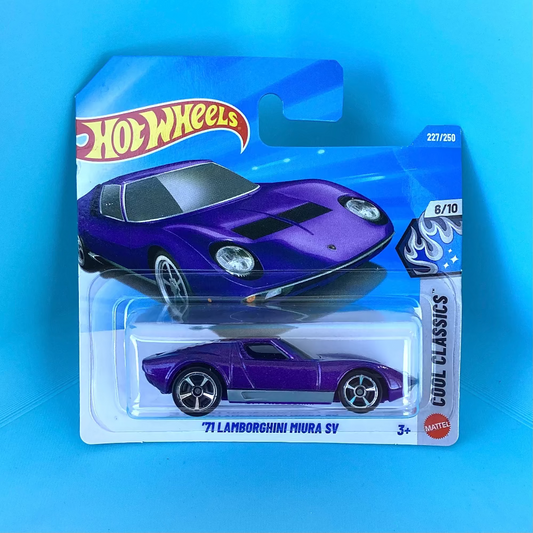 Hot Wheels - '71 Lamborghini Miura SV (Short Card)