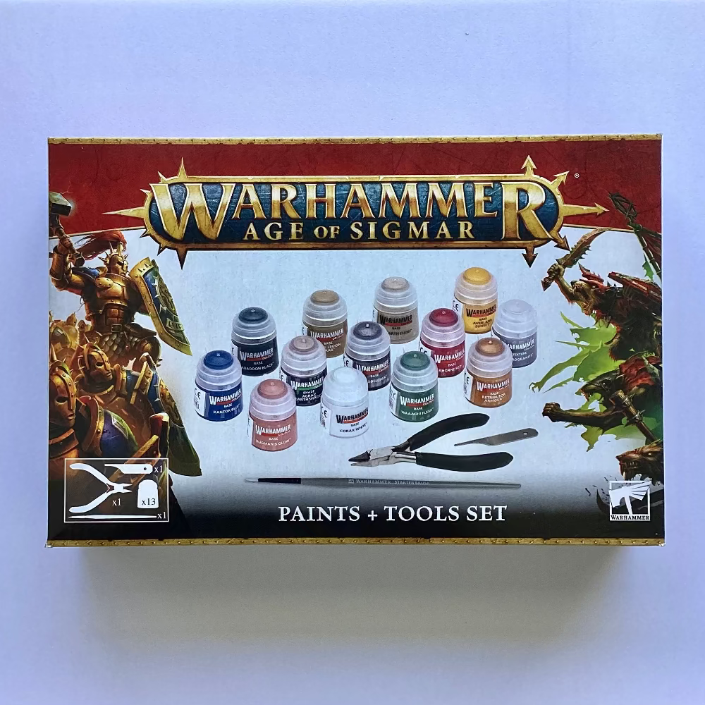 Warehammer: Age Of Sigmar - Paint And Tool set