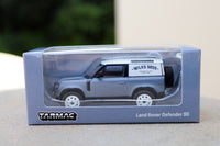 Tarmac Works Global 64 - 1/64 Land Rover Defender 90 Matt Blue Grey