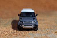 Tarmac Works Global 64 - 1/64 Land Rover Defender 90 Matt Blue Grey