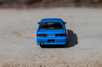 Tarmac Works Global 64 - Vertex Nissan Silvia S13 Toyo Tires - Blue - 1/64 scale