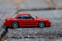 Tarmac Works Global 64 - VERTEX Nissan Silvia S13 - Red - 1/64 scale