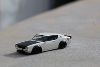 Mini GT 702 - Nissan Skyline Kenmeri Liberty Walk White - 1:64