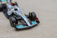 Tarmac Works Global 64 - Mercedes AMG F1 W13 E Performance - Belgian Grand Prix 2022 Lewis Hamilton - 1/64 scale