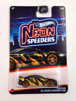 Hot Wheels Neon Speeders - Custom 01 Acura Integra GSR scale 1:64