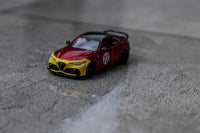 Tarmac Works Global 64 - Alfa Romeo Giulia GTAm Red/Yellow - 1/64 scale