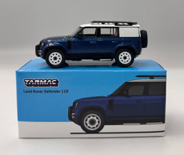 Tarmac Works Global 64 - 1/64 Land Rover Defender 110 Blue