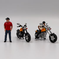 American Diorama - Motomania 7 Chopper Biker - Scale 1:64 - MiJo Exclusive