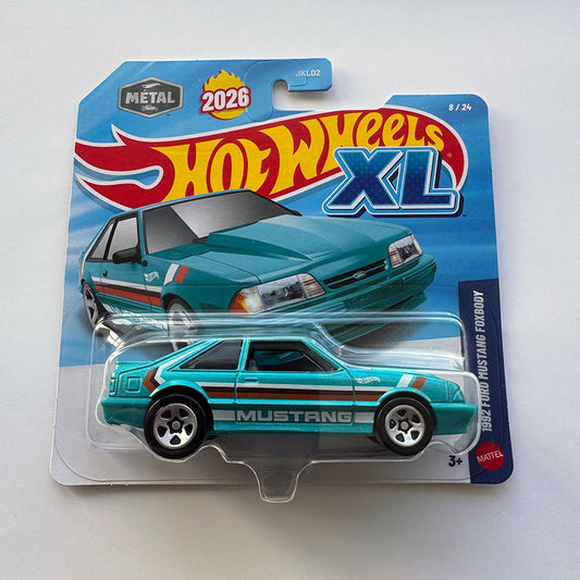 Hot Wheels XL (1:43) - 1992 Ford Mustang Foxbody