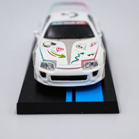 Tarmac Works - Toyota Supra RZ Logitech G Aurora with Container - Hobby 64 - Scale 1:64