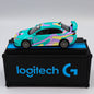 Tarmac Works - Mitsubishi Lancer Eco X Logitech G Next Dimension with Container - Hobby 64 - Scale 1:64