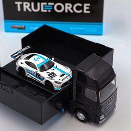 Tarmac Works - Mercedes - AMG GT3 Logitech G Race with Plastic Truck packaging - Hobby 64 Scale 1:64