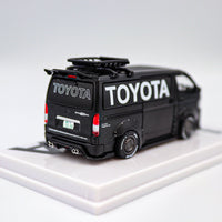 Tarmac Works - Toyota Hiace Widebody Black - Scale 1:64