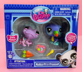 Littlest Pet Shop Gen 7 Chameleon 27 and Toco Tocan Bird 31