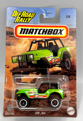 Matchbox Off Road Rally - Jeep 4x4