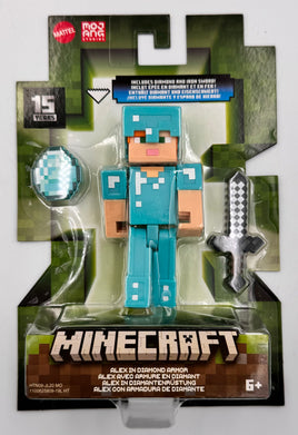 Minecraft Core Figure 8cm Alex in Diamond Armour