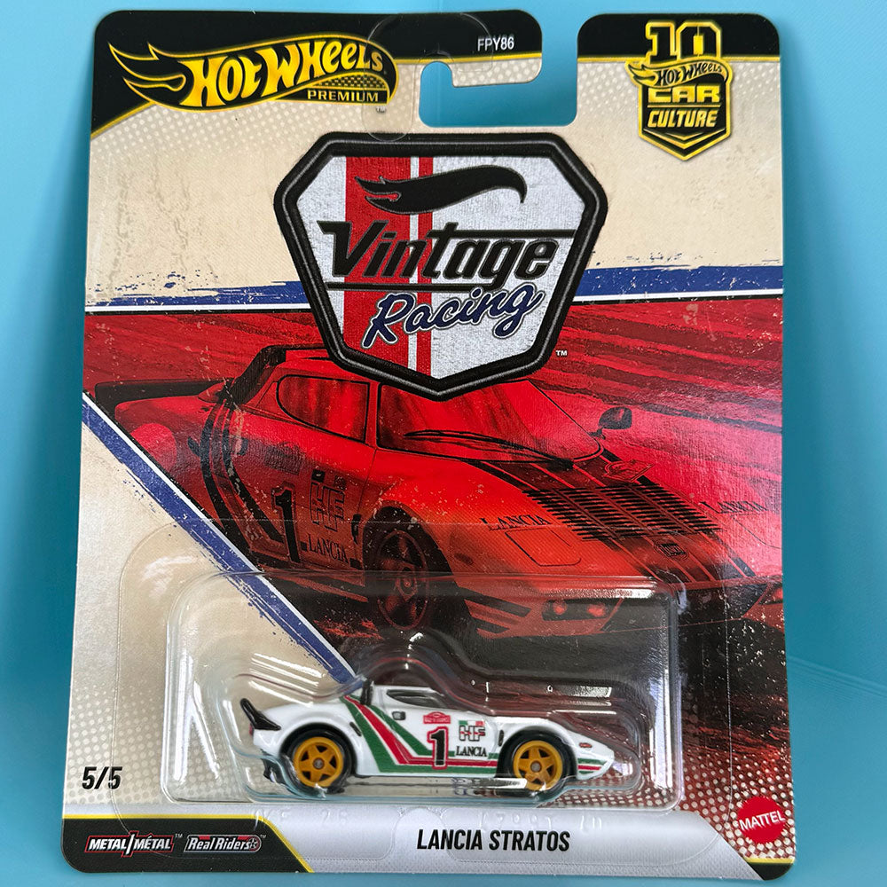 Hot Wheels Car Culture, Vintage Racing - Lancia Stratos