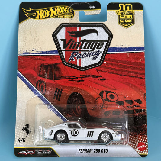 Hot Wheels Car Culture, Vintage Racing - Ferrari 250 GTO