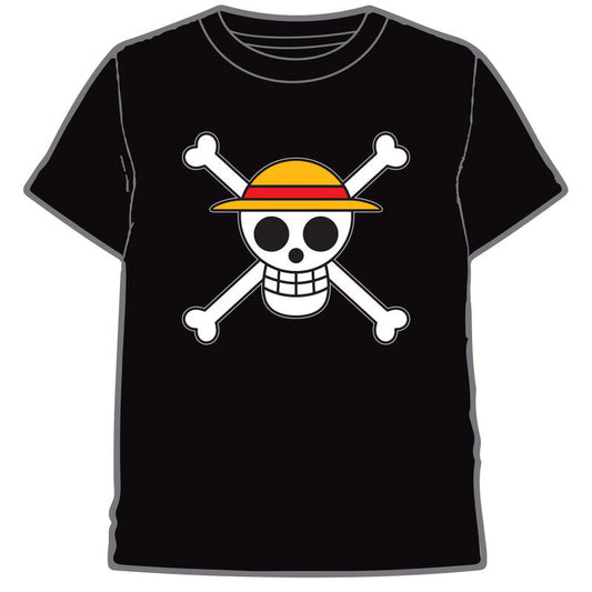 One Piece T-shirt (adult) - (Black / logo)