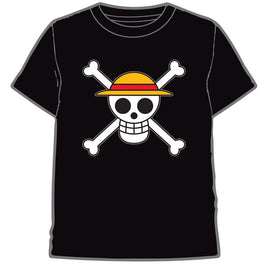 One Piece T-shirt (adult) - (Black / logo)