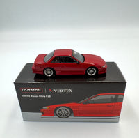 Tarmac Works Global 64 - VERTEX Nissan Silvia S13 - Red - 1/64 scale