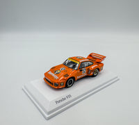 Tarmac Works Mini Champs - Porsche 935 Max Moritz Jagermeister Manfred Schurti 1977 Winner - 1/64 scale