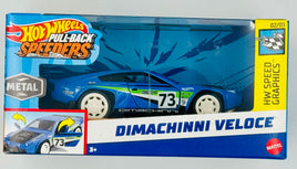 Hot Wheels Pull Back Speeders - Dimachinni Veloce - 1:43 Scale