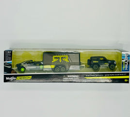 Maisto Team Haulers - 2021 Ford Bronco / 2015 Ford Mustang GT