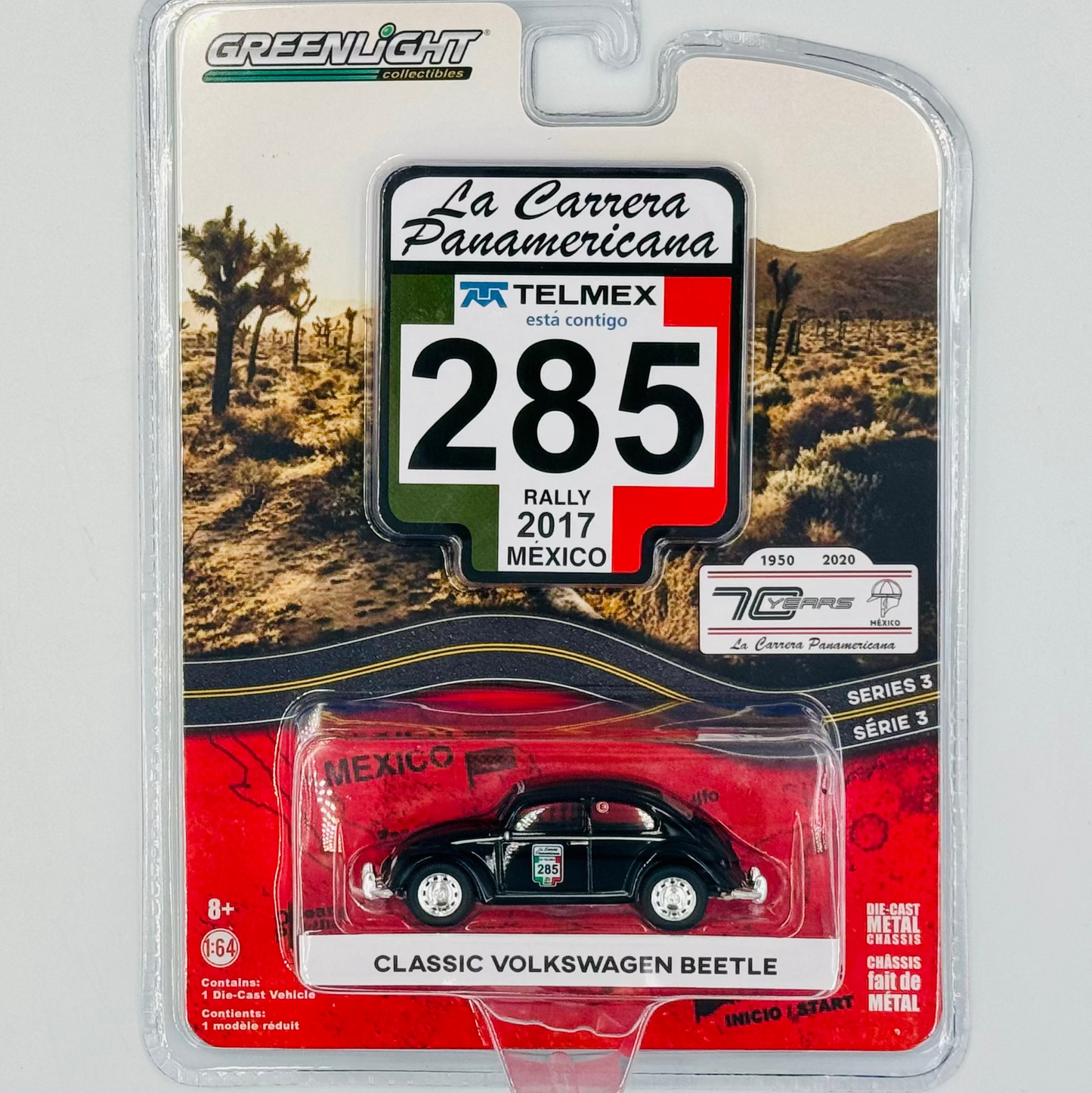 Greenlight - Classic Volkswagen Beetle 285 Rally 2017 Mexico