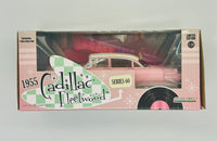 Greenlight 1955 Pink Cadillac Fleetwood Series 60 Limited Edition 1:24